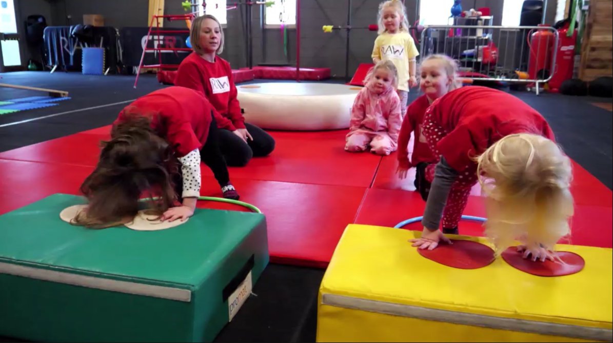 RAW Kids Gymnastics Kinning Park in Glasgow
