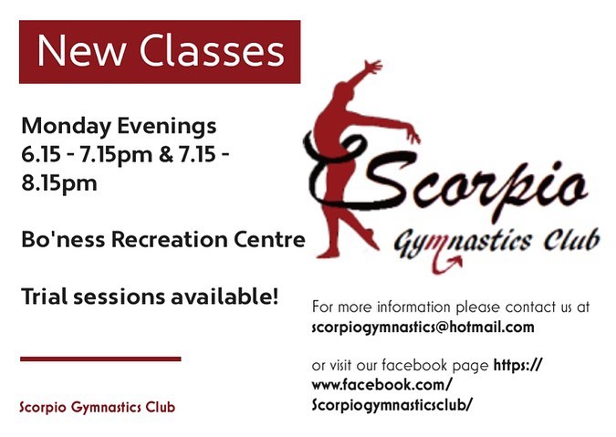 Scorpio Gymnastics Club in Scotland